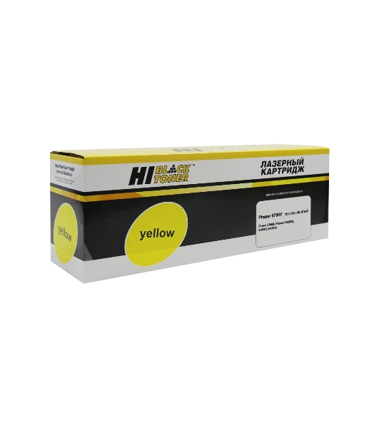 Тонер-картридж Hi-Black (HB-106R01525) для Xerox Phaser 6700, Y, 12K
