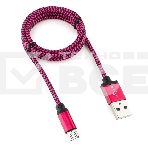 Кабель Gembird USB 2.0 Cablexpert CC-mUSB2pe1m, AM/microBM 5P, 1м, нейлоновая оплетка, алюминиевые разъемы, фиолетовый, пакет, фото5