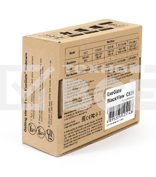 Веб-камера ExeGate EX287385RUS BlackView C525 HD