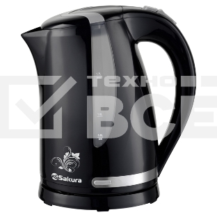 Чайник электрический Sakura SA-2318BKG (1.7) черн/сер д