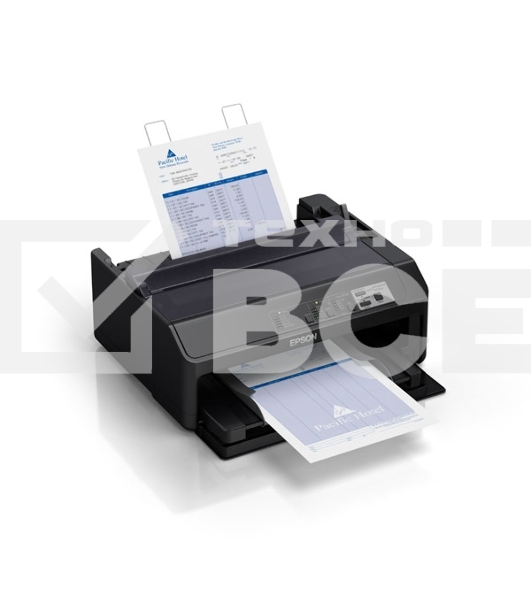 Принтер Epson FX-890II (C11CF37401), матричный A4, 9х2-игольный (80 колонок), высокоскоростной (735 cps), до 6 экземпляров одновременно (1 оригинал + 5 копий), ресурс ленты: 7,5 млн. символов, USB, LPT, для больших объемов печати