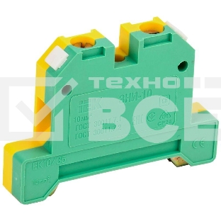 Зажим наборный ЗНИ-10PEN 10кв.мм (JXB-земля) ИЭК YZN20-010-K52
