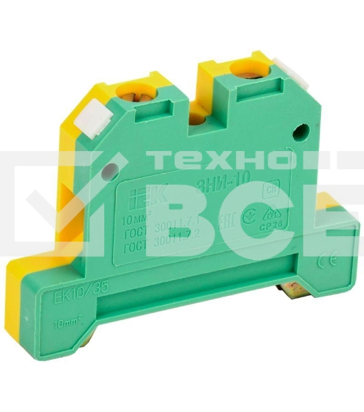 Зажим наборный ЗНИ-10PEN 10кв.мм (JXB-земля) ИЭК YZN20-010-K52