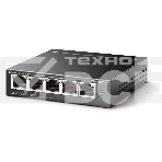 Коммутатор 5-Port 10/100Mbps Unmanaged Switch with 4-Port PoE, meta case, desktop mount, PoE budget 41W., фото15