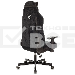 Кресло игровое Knight N1 Fabric черный Light-20, с подголов. крестовина металл, фото3