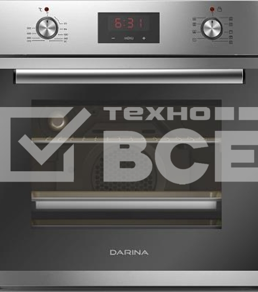 Духовой шкаф электрический Darina 1U5 BDE 112 708 X5 серебристый, встраиваемый