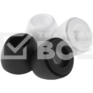 Комплект сменных насадок Lyambda E-PRO-S для Apple AirPods Pro Белый/Черный