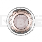 Головка торцевая, 19 мм, 12-гранная, CrV, под квадрат 1/2