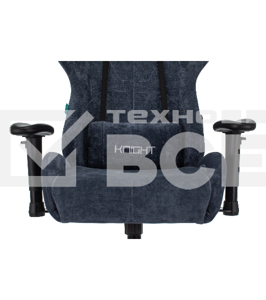 Кресло игровое Бюрократ VIKING KNIGHT LT27 FABRIC синий крестовина металл/пластик