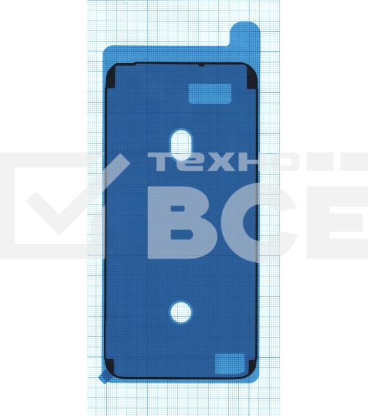 Водозащитная прокладка (проклейка) для iPhone 6s Plus. черная