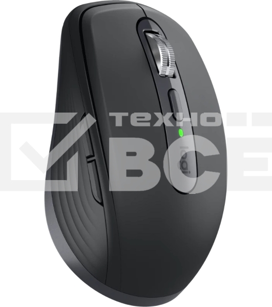 Мышь беспроводная/проводная Logitech MX Anywhere 3S графитовый, 8000 dpi, радиоканал, Bluetooth, USB, кнопки - 6
