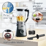 Блендер стационарный Bosch VitaPower Serie 4 MMB6176B 1200Вт черный, фото2
