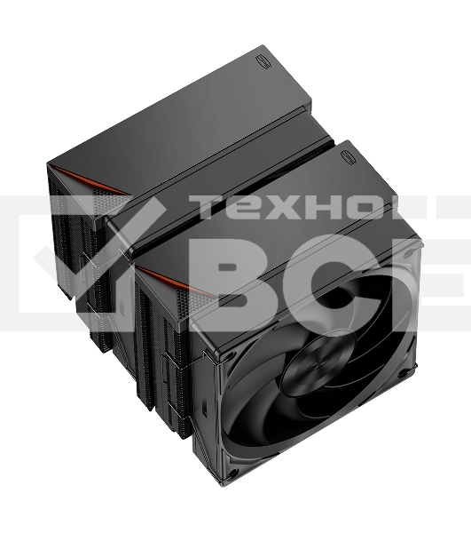 Кулер для процессора PCCooler RZ620 BK (260W, 4-pin PWM, 157.5mm, Al/Cu, 6x6mm, 1x120mm, 86.73CFM, 32dBA, 2200RPM, S: 1851/1700/1200/115X, AM5/AM4, black)