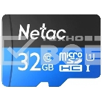 Карта памяти Netac P500 ECO 32GB MicroSDHC C10 up to 80MB/s, retail pack with SD Adapter, фото3