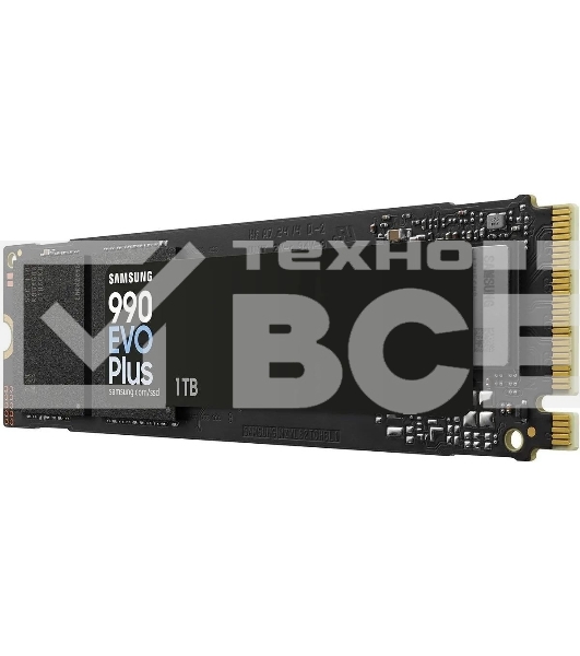 Накопитель SSD Samsung 990 EVO Plus, 1024 ГБ, M.2 2280, PCIe 5.0 x2, NVMe, R/W 7150/6300