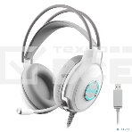 Наушники с микрофоном A4Tech Fstyler FH300U белый 2м накладные USB оголовье, фото4