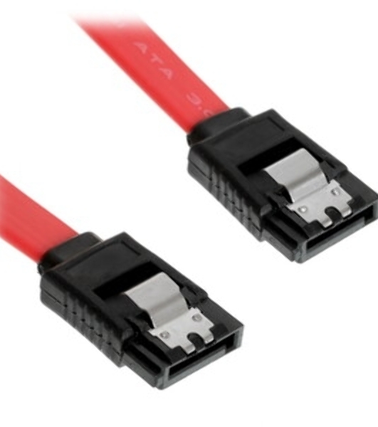 Кабель интерфейсный SATAIII Cablexpert CC-SATAM-DATA-0.3M, 30 см, 7pin/7pin, защелка, пакет