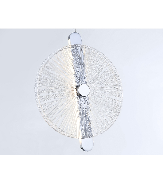Светильник Ambrella light LH31145 СH/CL хром/прозрачный 13W 3000K 280*60*350