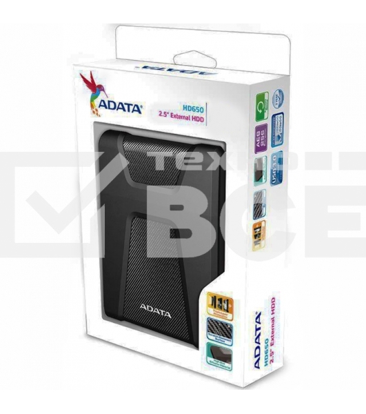 Внешний жесткий диск 2TB ADATA HD650, 2,5