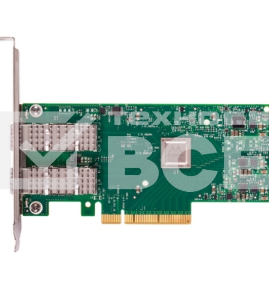 Сетевая карта Mellanox ConnectX-4 Lx EN network interface card, 10GbE dual-port SFP+, PCIe3.0 x8, tall bracket, ROHS R6