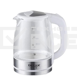 Чайник электрический Delta LUX DL-1204W белый