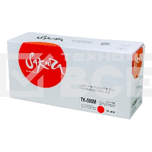 Картридж Sakura TK590M для Kyocera Mita FS-C2026/C2126MFP, пурпурный, 5000 к.