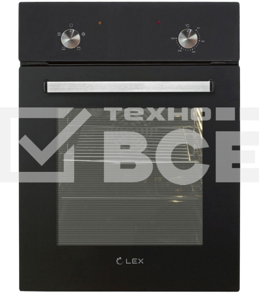 Духовой шкаф Электрический Lex EDM 4540 BL черный, встраиваемый