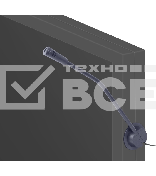 Микрофон Defender MIC-117 черный, кабель 1.8 м