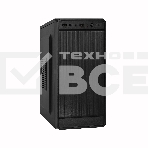 Компьютерный корпус Exegate EX283125RUS  Minitower ExeGate BAA-108 Black, mATX, <AAA400, 80mm>, 2*USB, Audio, фото 1