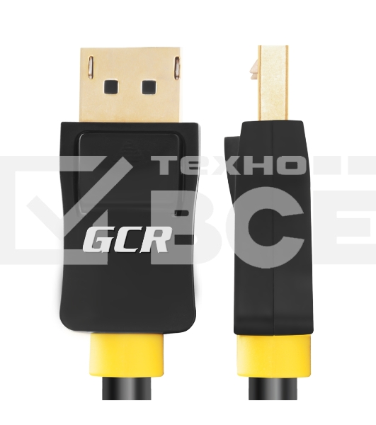 Кабель Greenconnect 1.5m DisplayPort v1.2, 20M/20M, черный, 28/28 AWG, GCR-50709 GreenconnectКабель 1.5m DisplayPort v1.2, 20M/20M, черный, 28/28 AWG, GCR-50709