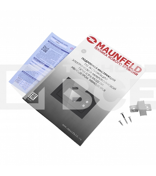 Микроволновая печь встраиваемая Maunfeld MBMO.20.1PGB черный, 20 л, 800 Вт, переключатели - поворотный механизм