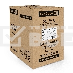 Кабель ExeGate UTP 4 пары кат.5e CCA, 25AWG, бухта 305м, серый, PVC, фото 1