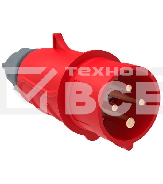 Вилка переносная Iek PSN02-016-4 ССИ-014 16А-6ч/380-415В 3Р + РЕ IP44 MAGNUM ИЭК