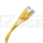 Патч-корд литой Aopen/Qust UTP кат.5е 3м желтый , фото2