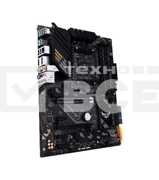 Материнская плата ASUS TUF GAMING B550-PLUS WIFI II, AM4, AMD B550, 4xDDR4, 6xSATA, 2xM.2, 1xPCI-E 3.0 x16, 1xPCI-E 4.0 x16, 3xPCI-E x1, 1xDP, 1xHDMI, 1x 2.5Gb LAN, 2xUSB-A 3.2 Gen 1, 1xUSB-A 3.2 Gen 2, 1xUSB-C 3.2 Gen 2, 3x3.5 мм, 7.1, ATX