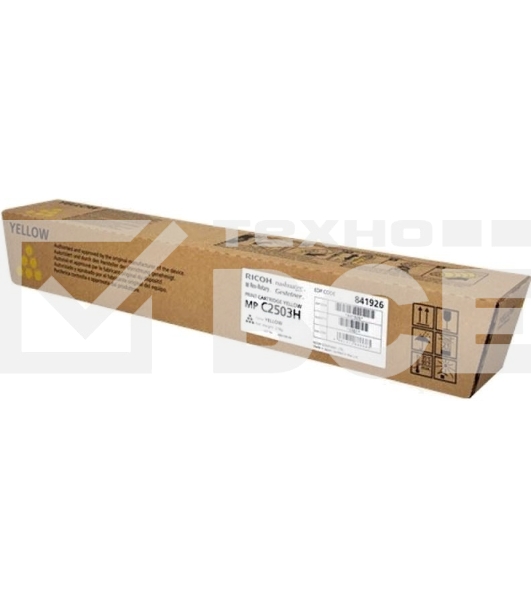 Картридж лазерный Ricoh type MPC2503H желтый для Aficio MP C2003SP/C2503SP/C2003ZSP/C2503ZSP/C2011SP 9500 отпечатков
