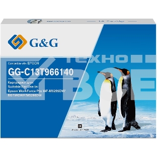 Картридж струйный G&G GG-C13T966140 черный (40000 стр., 795 мл) для Epson WorkForce Pro WF-M5299DW/M5799DWF/M5298DW