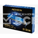 Накопитель SSD ADATA LEGEND 710, 512Gb, PCIe 3.0 x4, M.2 2280, NVMe, R/W 2400/1600, с радиатором, фото26