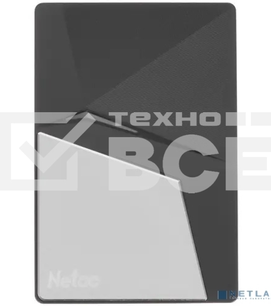 Накопитель внешний  SSD External Netac 2.0Tb Z7S <NT01Z7S-002T-32BK> (USB3.2, up to 550/480MBs, 89х60х11.5mm, Aluminium+Steel+Plastic)