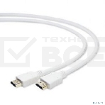 Кабель Cablexpert HDMI CC-HDMI4-W-6, 19M/19M, v2.0, медь, позол.разъемы, экран, 1.8м, белый, пакет, фото7