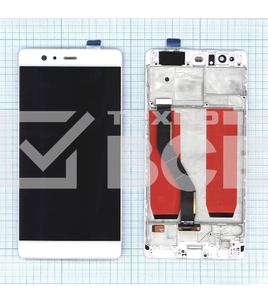 Дисплей для Huawei P9 Plus TFT, белый