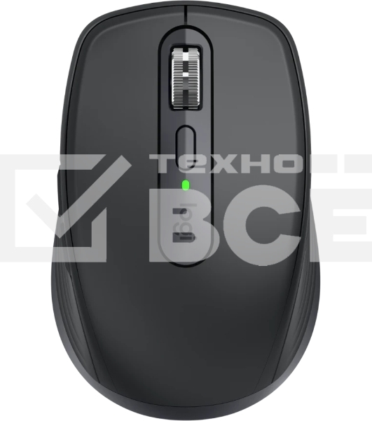 Мышь беспроводная/проводная Logitech MX Anywhere 3S графитовый, 8000 dpi, радиоканал, Bluetooth, USB, кнопки - 6