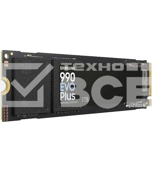 Накопитель SSD Samsung 990 EVO Plus, 1024 ГБ, M.2 2280, PCIe 5.0 x2, NVMe, R/W 7150/6300
