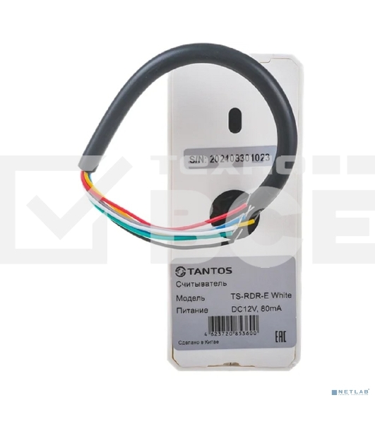Считыватель карт Tantos TS-RDR-E (00-00043074) внутренний/уличный антивандальный