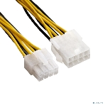 Удлинитель кабеля питания материнской платы +12V ExeGate EX-EXT-8M8F-0.3 (8pin EPS12V M/8pin EPS12V F, 0,3м), фото5