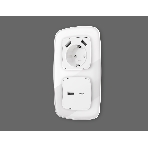 Лицевая панель OMEGA (Белый матовый) для розетки 2USB A+C QUANT OP1310, фото2