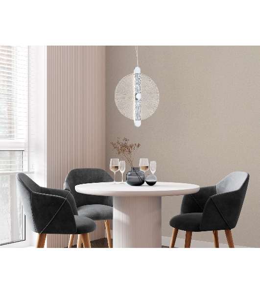 Светильник Ambrella light LH31145 СH/CL хром/прозрачный 13W 3000K 280*60*350