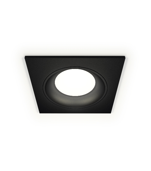 Комплект встраиваемого светильника Ambrella light XC7632060 SBK черный песок MR16 GU5.3 (C7632, N7021)