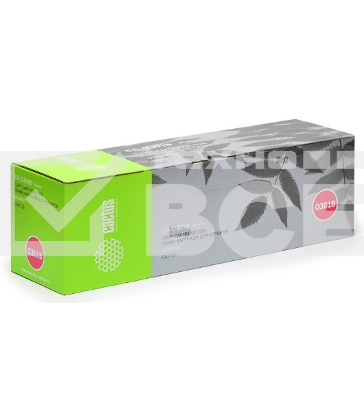 Картридж лазерный Cactus CS-O301BK черный (2200 стр.) для OKI C301/321