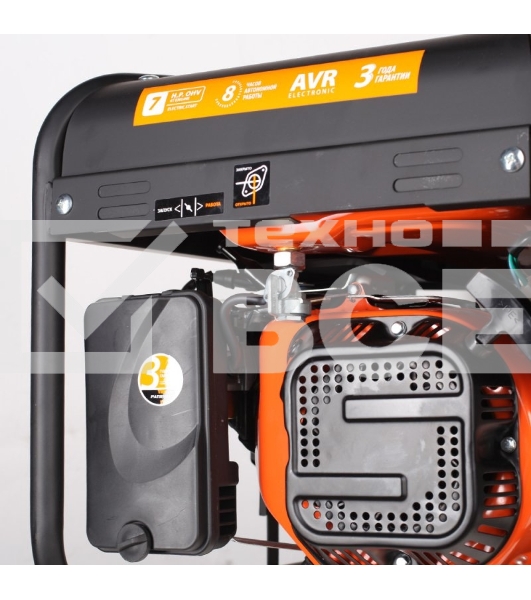Электрогенератор бензиновый Patriot SRGE 3500E, 2.8 кВт, 78 дБ, 44 кг